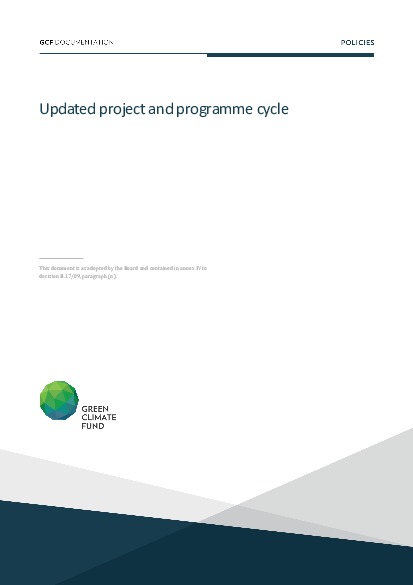 Download Updated project and programme cycle Document cover for Updated project and programme cycle