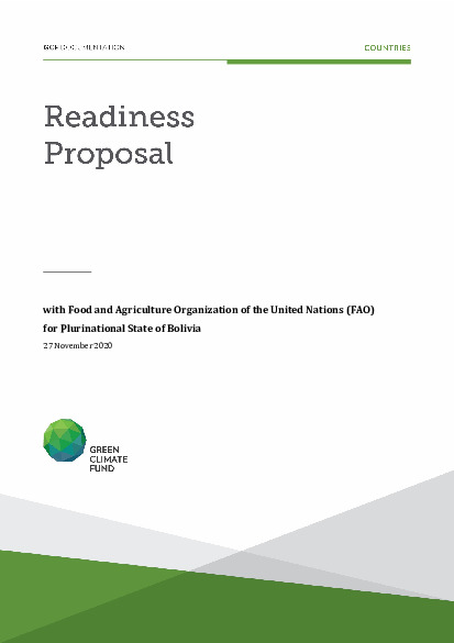 Download Capacity Building to Monitor the Agriculture, Forest and Other Land-Use Sector in the National Determined Contributions, and enhancement of Climate Finance Access in the Plurinational State of Bolivia Document cover for Capacity Building to Monitor the Agriculture, Forest and Other Land-Use Sector in the National Determined Contributions, and enhancement of Climate Finance Access in the Plurinational State of Bolivia